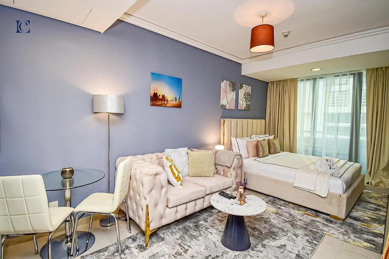 Luxury Escapes - Modern Studio Apt - Metro, Beach & Mall Mins Away Dubaj